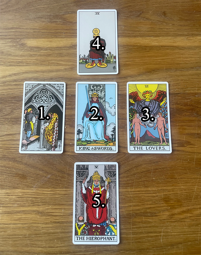 Tarot de 5 cartas