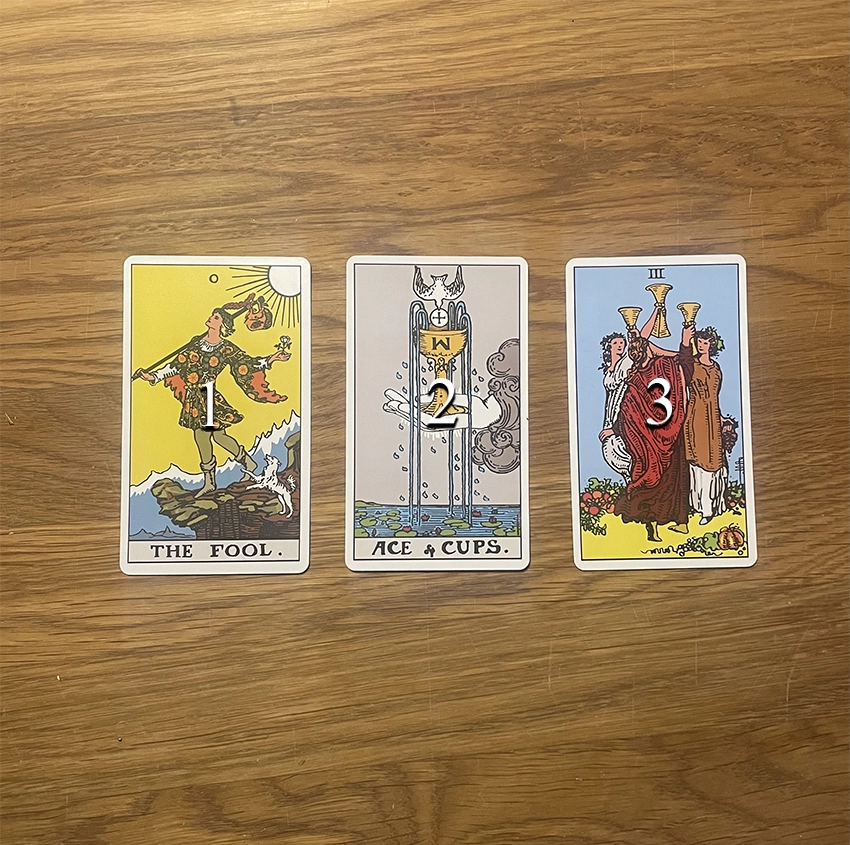 3 cartas de tarot